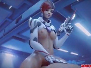 Overwatch may sapat na gulang pelikula pagtitipon may dva at widowmaker: pagtatalik klip 64