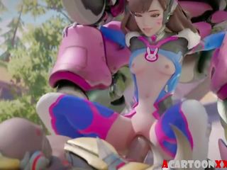 Sedusive overwatch heroes erhalten muschi gefickt, dreckig film 82