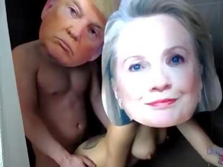 Donald trump and hillary clinton real selebriti bayan film tape exposed xxx