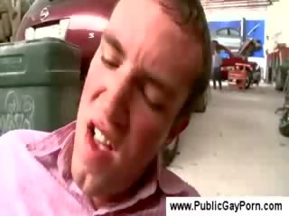 White adolescents fucking in car repair mov